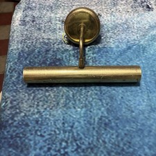 Applique Singolo Con Snodo Per Illuminazione Dipinti E Quadri In Ottone Anni 70