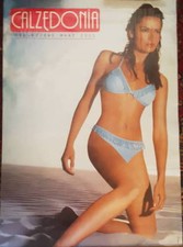 Poster manifesto CALZEDONIA Collezione mare 2000 costume bagno bikini calze 