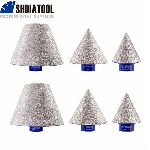 Fresa cono diamantato - fresa, a