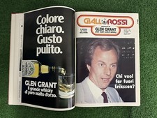 Giornale Rivista GIALLOROSSI 85/86 Rilegato Match Worn Indossata Maglia Shirt