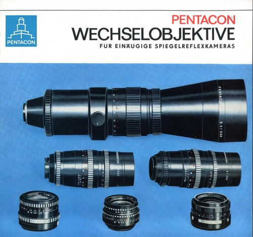 Brochure obiettivi pentacon - brochure, /