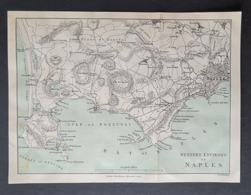 Mappa antica dintorni - (1878),