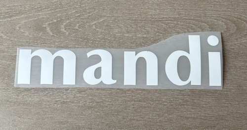 Sponsor patch mandi per maglia - mandi,