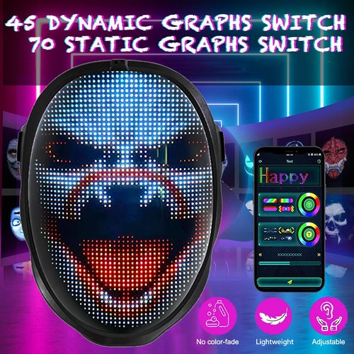 Maschera halloween led - halloween,