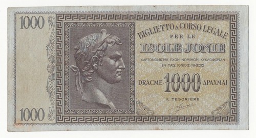 1000 dracme occupazione - ,