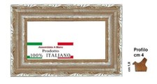 Cornice in argento legno da