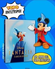 FANTASIA LIBRO+STATUETTA 3D TOPOLINO APPRENDISTA STREGONE PANINI DISNEY