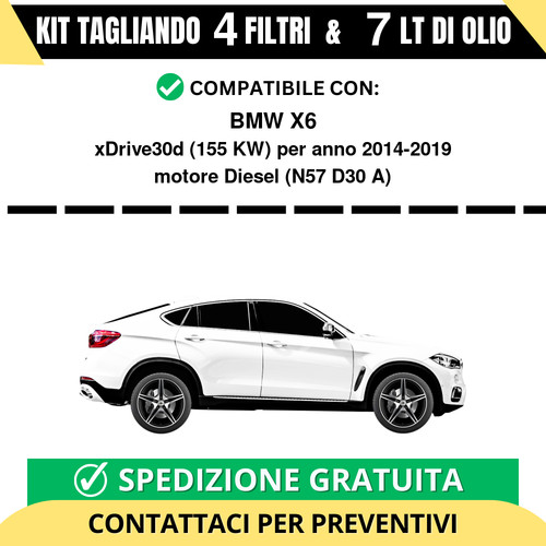 Tagliando per bmw - per, xdrive30d