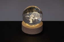 Lampada LED sfera in cristallo