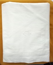 Antico LENZUOLO in LINO/MISTO