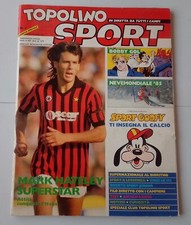 TOPOLINO SPORT N. 1 mark hateley 1984 mondadori goofy juventus fc turin comics