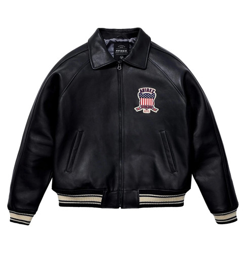 Giubbotto uomo avirex nero - uomo,