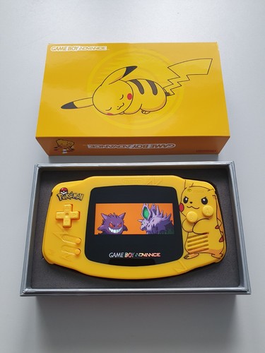 Gba console pikachu pokemon - gba,