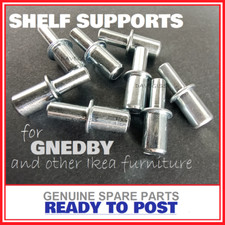 Scaffale IKEA GNEDBY supporti perni di fissaggio x 8 pezzi di ricambio 139240