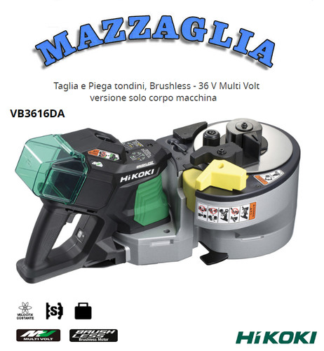Hikoki vb3616da taglia piega - vb3616da,