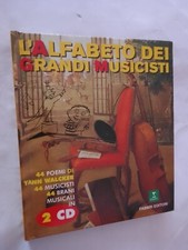 #Libro + 2 CD " ALFABETO DEI GRANDI MUSICISTI " 44 Poemi di Yann Walcker