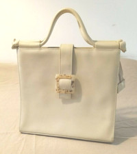 BORSA ELEGANTE BIANCO/ PANNA VINTAGE  (s17)