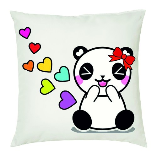 Cuscino disegno panda - cuscino,