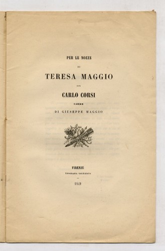 Per nozze teresa maggio - per,