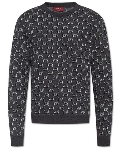 Gucci felpa uomo grigio - gucci,