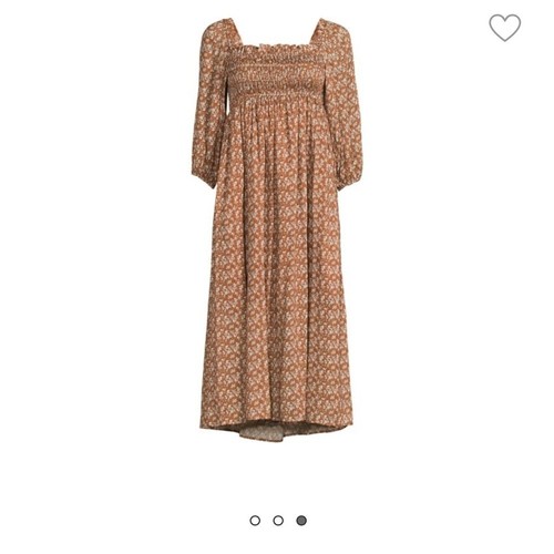 Maxi abito donna caara marrone - donna,