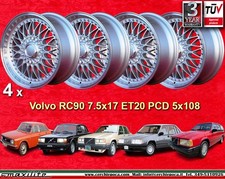 4 cerchi RC90 7.5x17 ET20