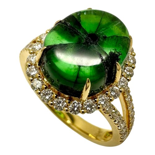 Anello travice smeraldo - travice,
