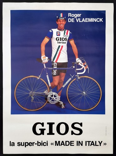 Gios roger vlaeminck poster - gios,