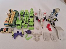 Lotto robot accessori transformers G1 Takara Hasbro Devastator Defensor Superion