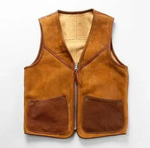 Gilet moto stile vintage - , uomo