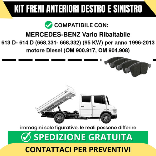 Pastiglie freno anteriori - pastiglie,