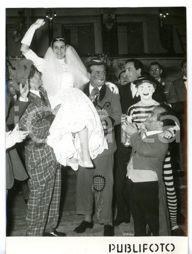 1956 napoli circo orfei - circo, liana