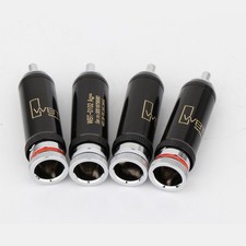 4*Rhodium Plated WBT-0102 RCA