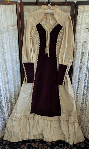 Abito vestito vintage anni - , 70