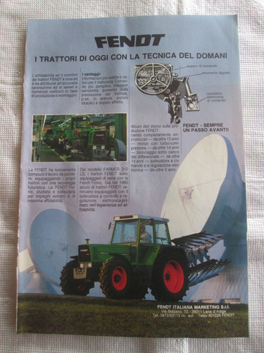 Trattori fendt pubblicita - fendt, pubblicita'