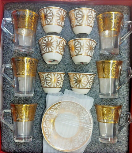 Kahwa turco set pezzi tazze - turco,