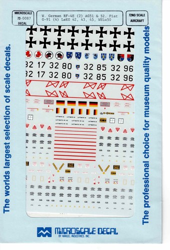 Microscale decals 72 87 - microscale, 72-87