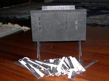 Subbuteo Table Soccer Tabellone Score Stadio - 61158