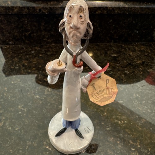 Figurina dottore ceramica - dottore, in