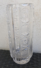 Large Clear Crystal Vase 26cm