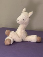 Peluche giocattolo morbido Jellycat piccolo Dillydally Lama ritirato