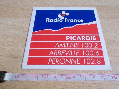 Adesivo radio france picardie - adesivo,