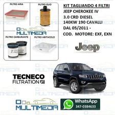 KIT TAGLIANDO 4 FILTRI JEEP