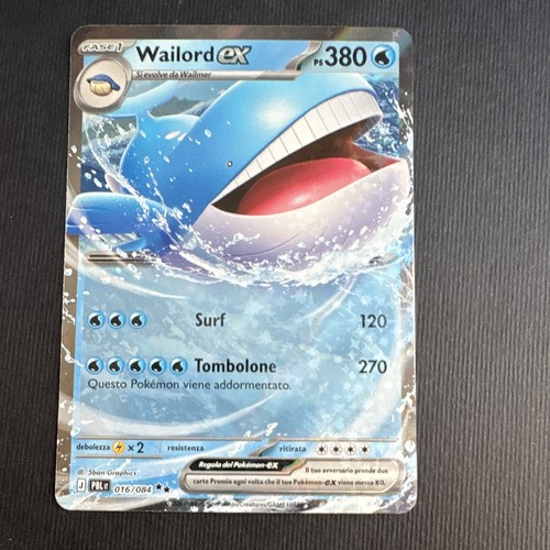 Pokémon wailord 016 084 - wailord, 016/084
