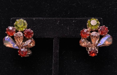 Orecchini clip strass - , bianchi