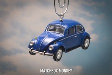 1967 Super Deluxe Volkswagen Maggiolino Personalizzato Decorazione Natalizia VW Bug Herbie 1/64