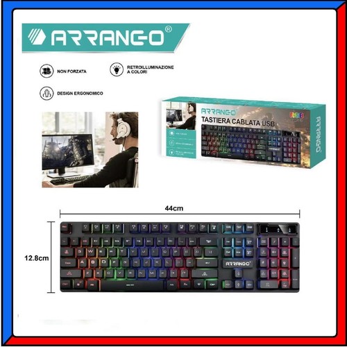 Tastiera gaming con filo - tastiera,