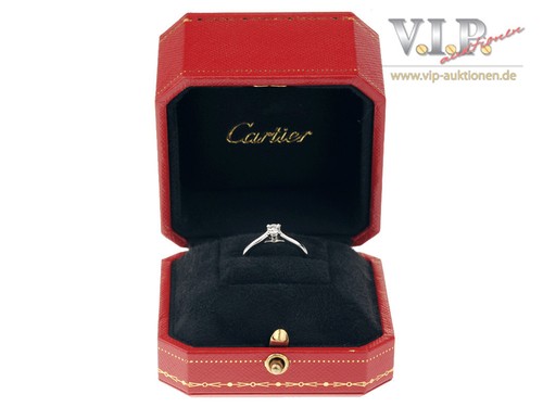 Anello solitario cartier 1895 - anello,