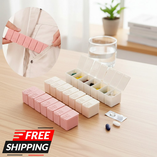1pz portapillole portatile - 1pz,