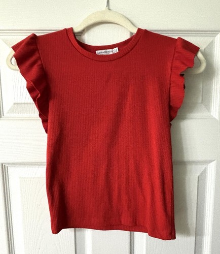 Shirt rossa svolazzante - t-shirt,